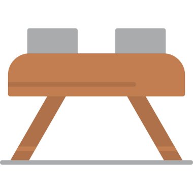 bank simgesi, düz tasarım