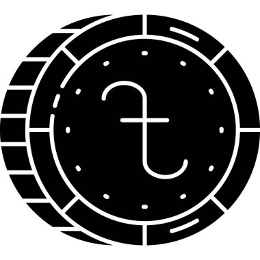 pusula simgesi, basit siyah vektör çizimi