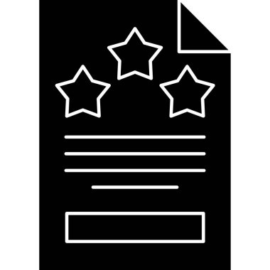 Sertifika vektör çizgisi simgesi