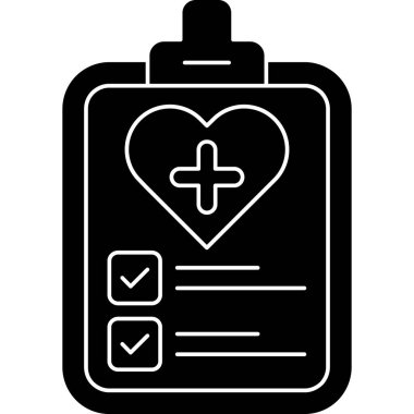 Kalp simgesi olan pano, özet biçimi