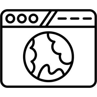 Web tasarım ikonu vektörü