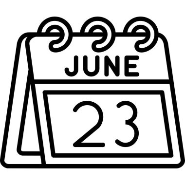 takvim çizgi tasarımı simgesi tasarımı