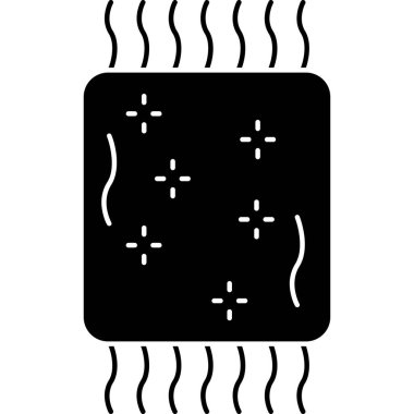 Klima Vektörü Kabartma Simgesi Tasarımı