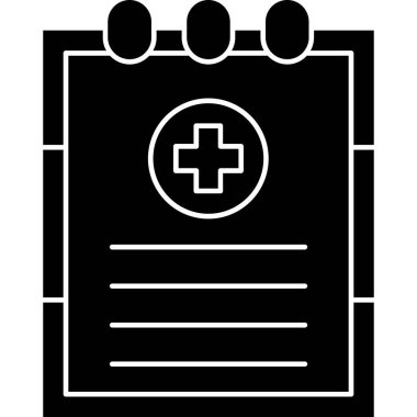 Tıbbi Rapor Simgesi illüstrasyonu