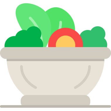 sebze sağlıklı salata ikonu