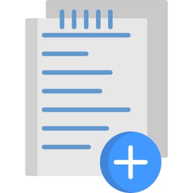 belge simgesi vektör illüstrasyonu