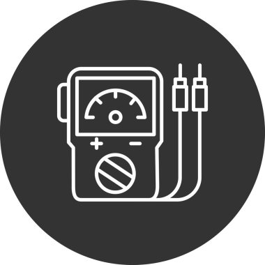 Modern oto tamir simgesinin vektör illüstrasyonu