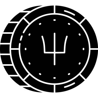 Saat simgesi, vektör illüstrasyonu