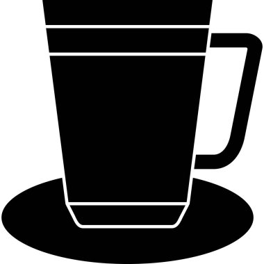kahve kupası simgesi, vektör, illüstrasyon