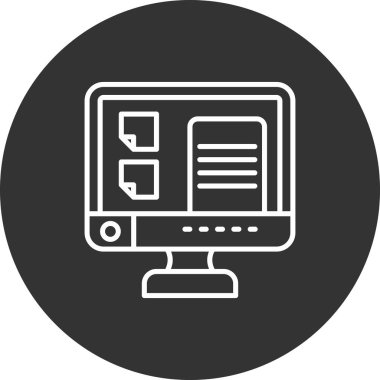 Web tasarım simgesi. vektör illüstrasyonu