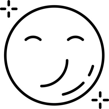 yüz simgesi, vektör illüstrasyonu