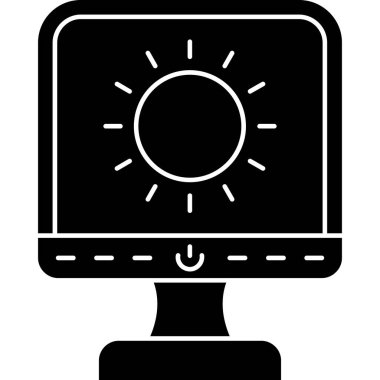 Web vektör simgesi, basit tasarım illüstrasyonu