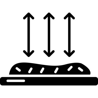 fırın ekmek vektör simgesi