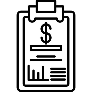 para ve finans simgesi, vektör tasarımı