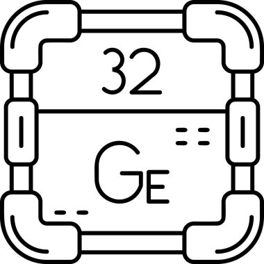 Modern b simgesinin vektör illüstrasyonu