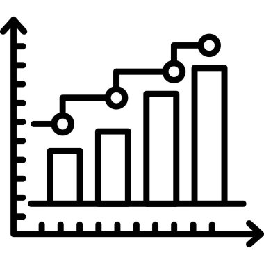 grafik ikonu vektör illüstrasyonu