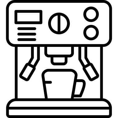 kontrol makinesi simgesi, vektör illüstrasyonu