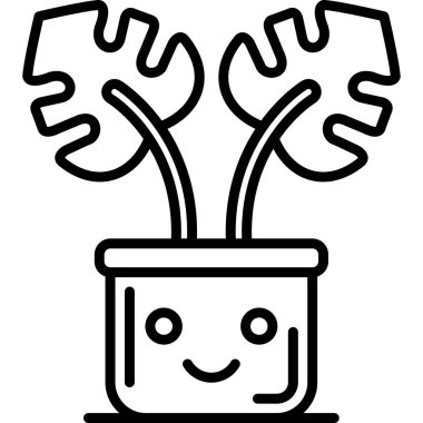 Kaktüs saksı ikonu