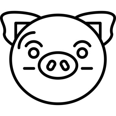 Domuz kafalı. Basit tasarım