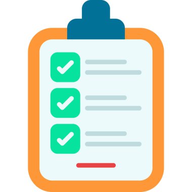 simgeyi kontrol et, basit tasarım illüstrasyonu