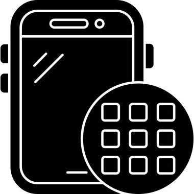 Telefon simgesi vektör illüstrasyonu