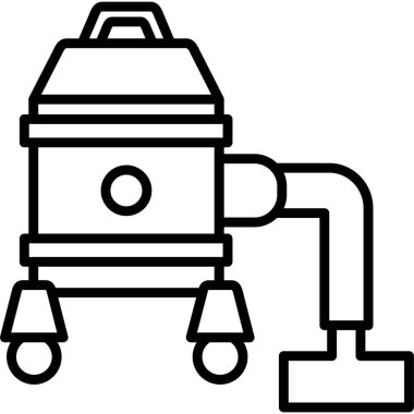 Benzin deposu. Web simgesi basit illüstrasyon