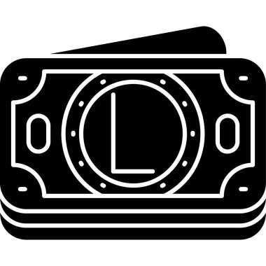 Para için. Web simgesi basit illüstrasyon