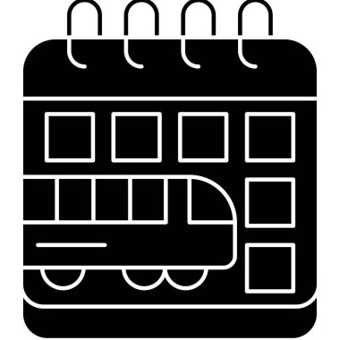 Takvim simgesi. Basit tasarım