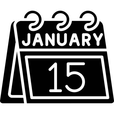 Takvim simgesi tasarımı, vektör illüstrasyonu