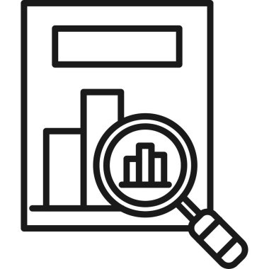 analitik iş grafik simgesi, özet biçimi