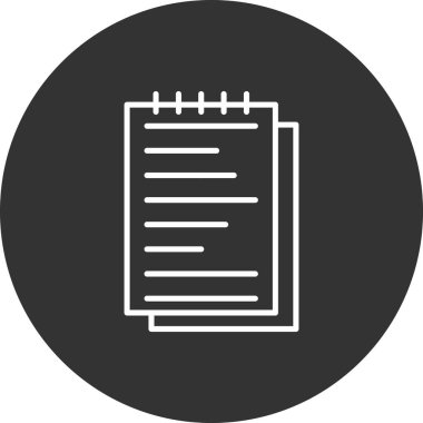 Vektör belgesi Simge illüstrasyonu