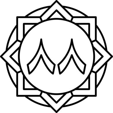 Çiçek. Web simgesi basit illüstrasyon