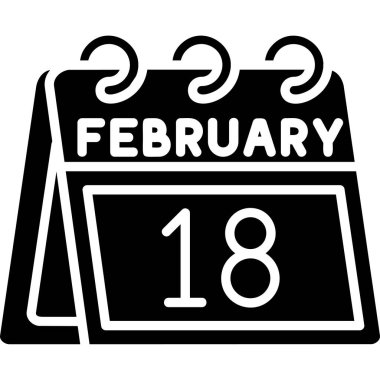 Şubat 21 - Takvim simgesi - Takvim simgesi