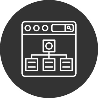 Modern eğitim ikonunun vektör illüstrasyonu