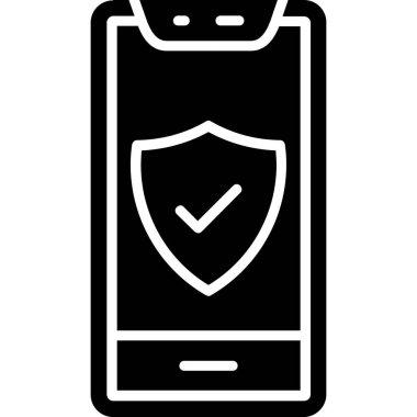 akıllı telefon simgesi vektör illüstrasyonu