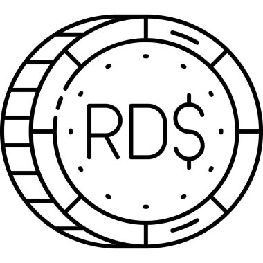 para vektörü simgesi modern satır tasarımı