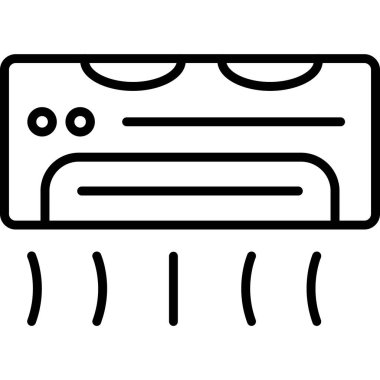 Klima simgesi vektör çizimi çizimi