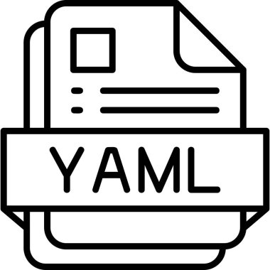 dosya biçimi simgesi, vektör illüstrasyonu