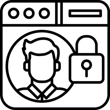 man simgesi, vektör illüstrasyonu