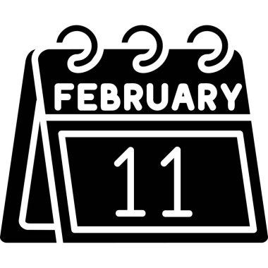 Takvim simgesi vektör illüstrasyonu