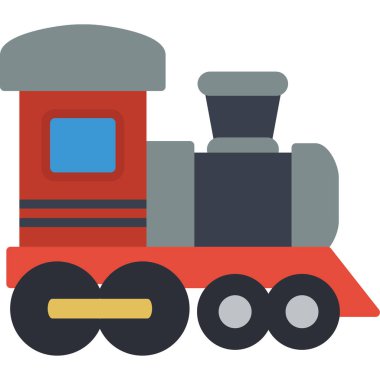 tren simgesi vektör illüstrasyonu