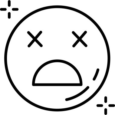 Özet biçiminde emoji yüz ifadesi simgesi