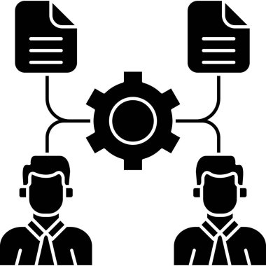 ağ yönetimi vektör simgesi