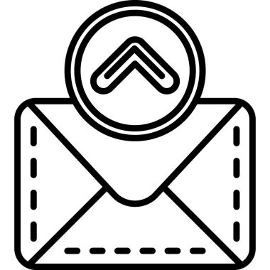 E- posta simgesi vektör illüstrasyonu