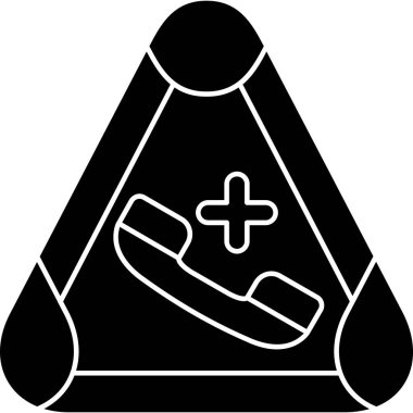 Tıbbi bir simgenin vektör illüstrasyonu