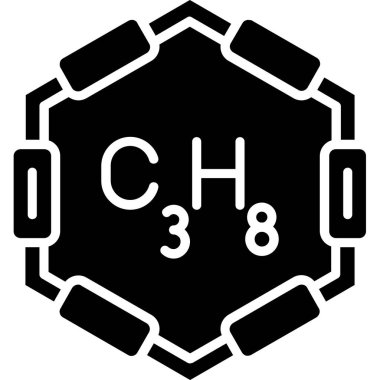 Kimyasal element simgesinin vektör illüstrasyonu, kimyasal kimyasal konsept