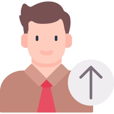 Şeffaf bir arkaplanda iş adamı vektör çizimi. Birinci kalite semboller. kavram ve grafik tasarımı için vektör çizgisi düz simgesi.