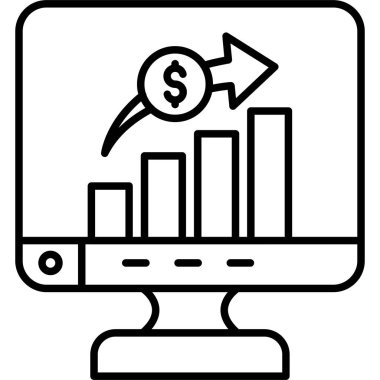 iş simgesi, illüstrasyon, vektör