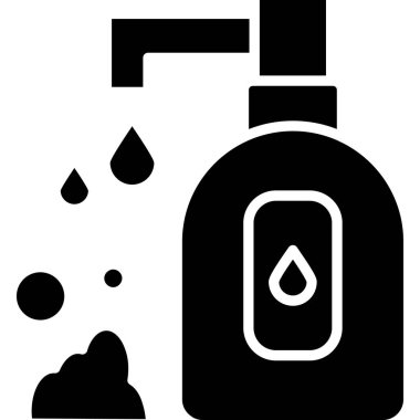 şişe sıvı ikonu katı bir şekilde