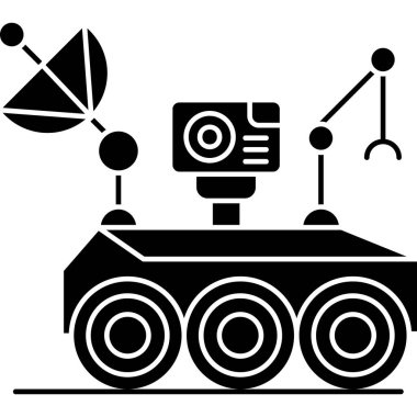 askeri teçhizat simgesi, vektör illüstrasyonu